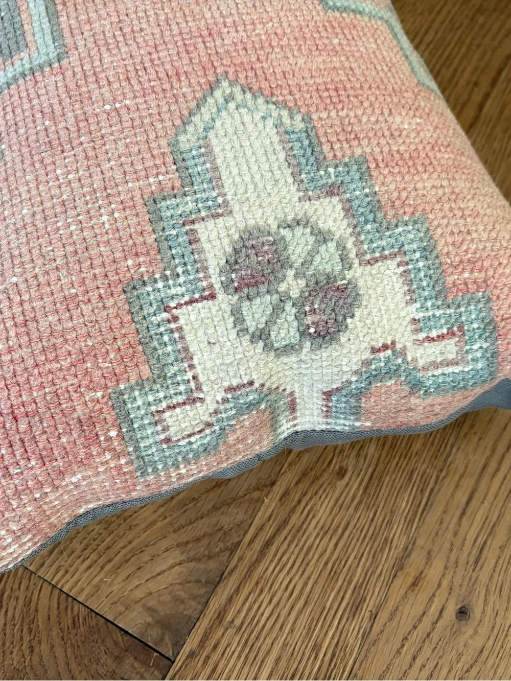 Kilim Lumbar Pillow - gorgeous subtle colors insert included